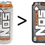 NOS Zero Review + ingredients comparison: NOS Zero sucks. Bring back Sugar Free NOS!