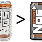 NOS Zero Review + ingredients comparison: NOS Zero sucks. Bring back Sugar Free NOS!