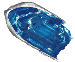 Zircon crystal.