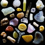 Sand grains under the microscope